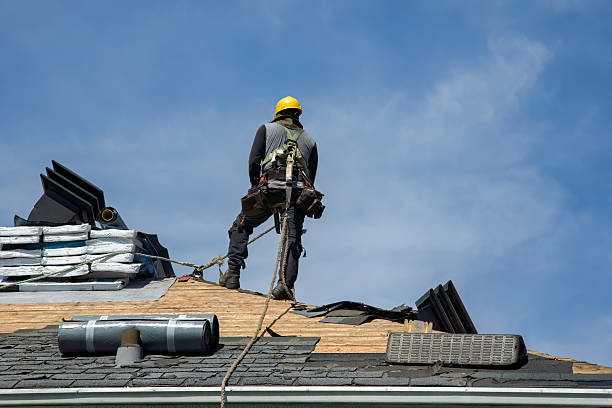 Professional Roofing technician working in Staatsburg, NY